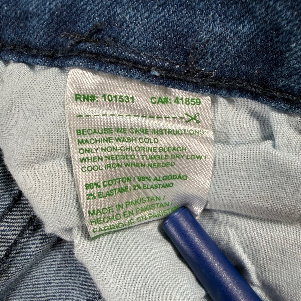 LRG Skinny Fit Jeans Mens 34 X 31 Blue Distressed Ripped Denim 100-935 NEW - Picture 7 of 13